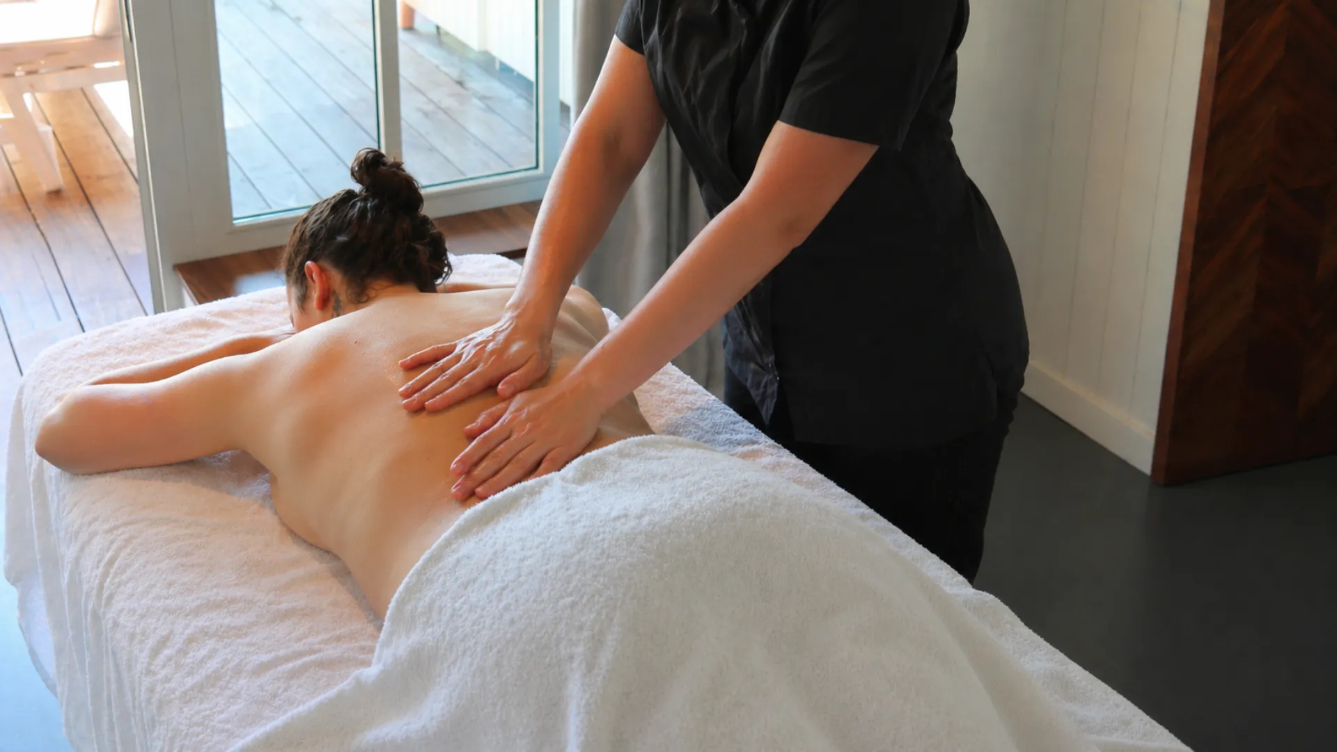 Un massage en solo en rooftop